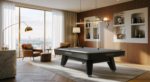 7' acurra pool table strong black