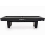 7' hero pool table strong black