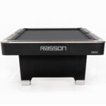 7' hero pool table strong black