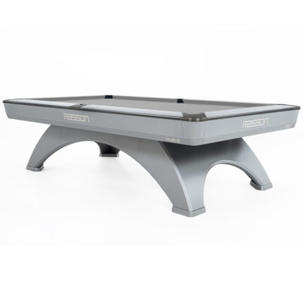 9' Ox II Pool Table - Silver Fluorocarbon
