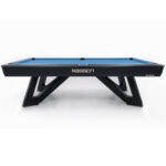 8' wolf pool table black fluorocarbon