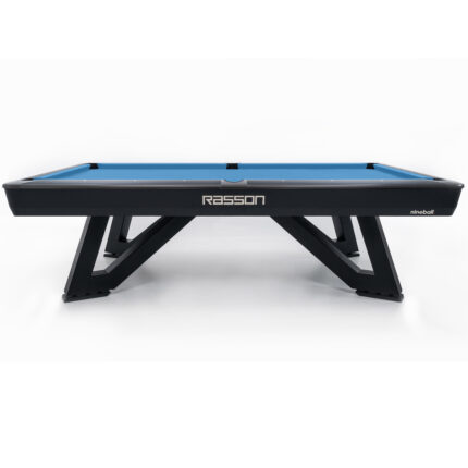 8' wolf pool table black fluorocarbon