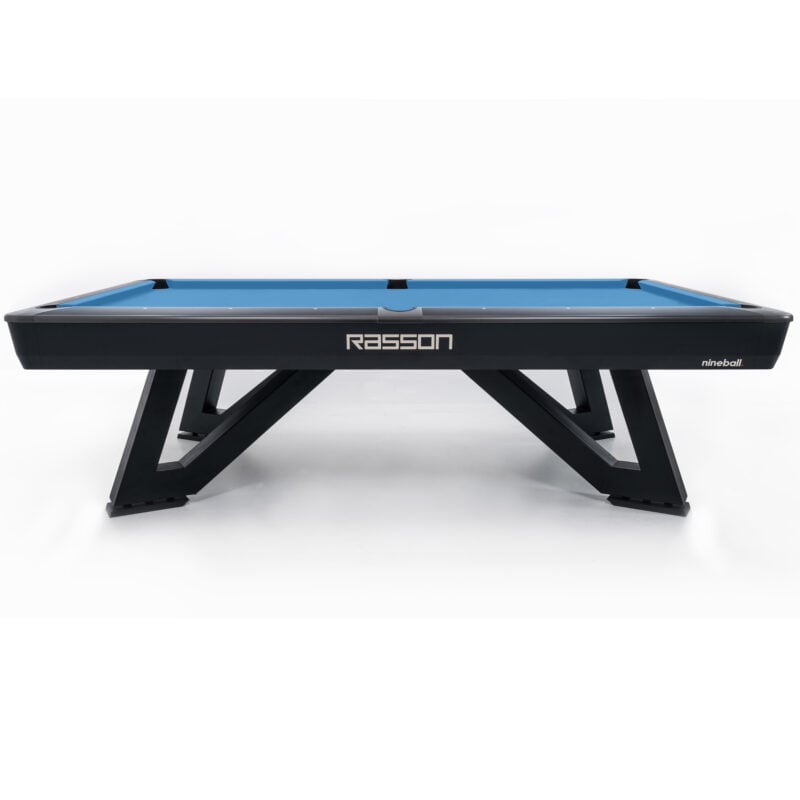 8' wolf pool table black fluorocarbon