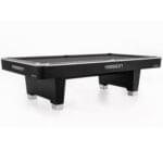 7' hero pool table strong black