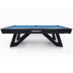 8' wolf pool table black fluorocarbon