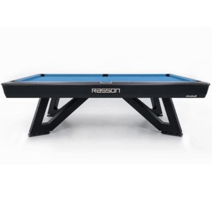 8' wolf pool table black fluorocarbon