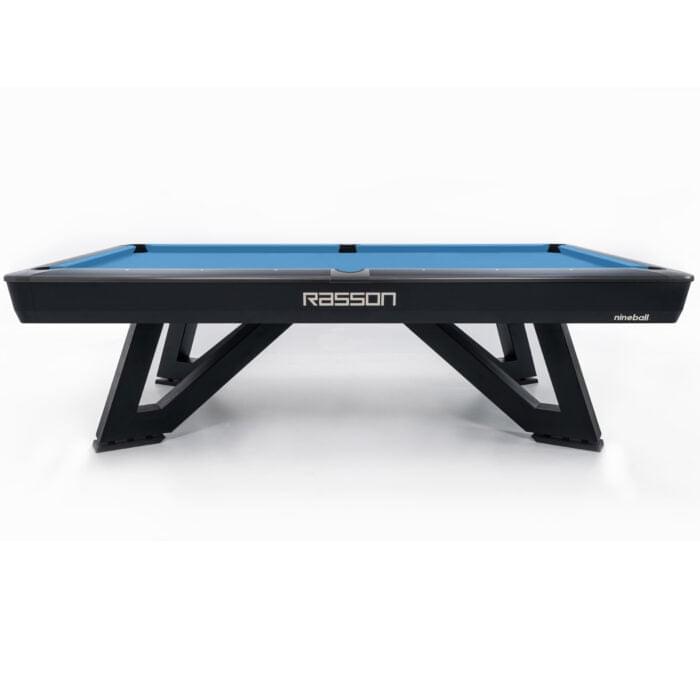8' wolf pool table black fluorocarbon