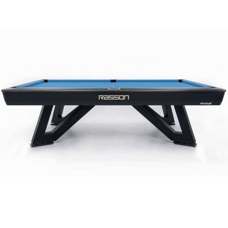 8' wolf pool table black fluorocarbon